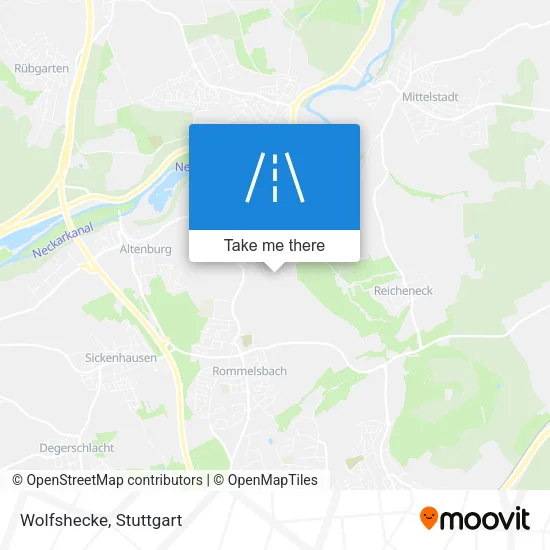 Карта Wolfshecke