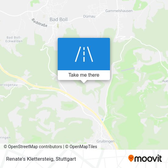 Renate's Klettersteig map