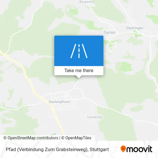 Карта Pfad (Verbindung Zum Grabsteinweg)