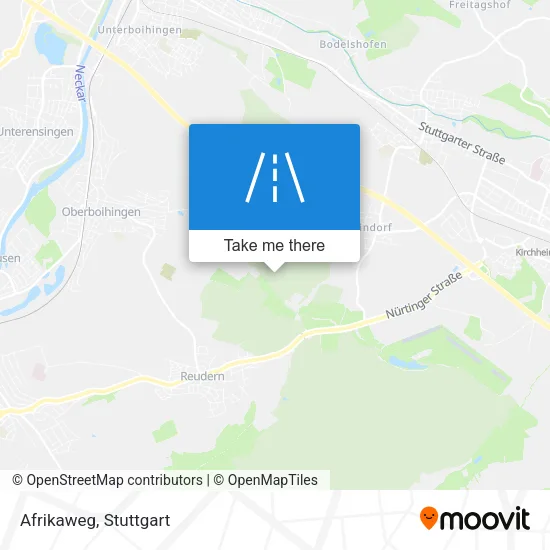 Карта Afrikaweg