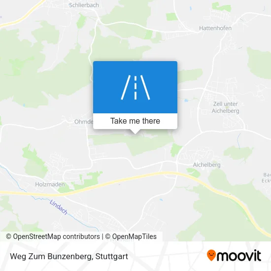 Карта Weg Zum Bunzenberg