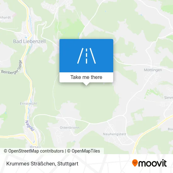 Карта Krummes Sträßchen