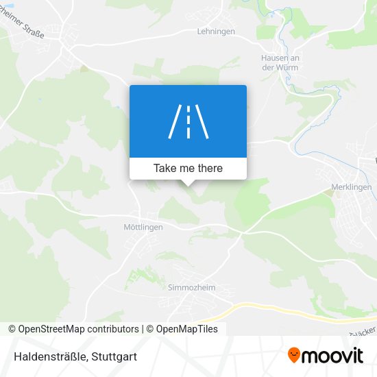 Haldensträßle map
