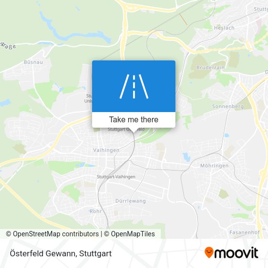 Карта Österfeld Gewann