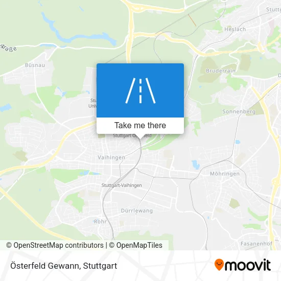 Карта Österfeld Gewann