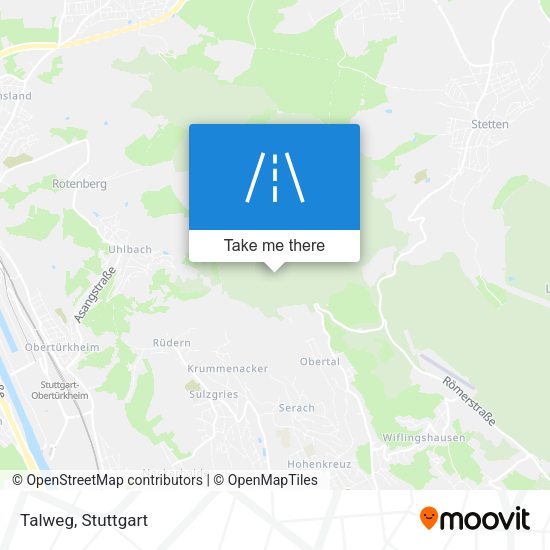 Talweg map