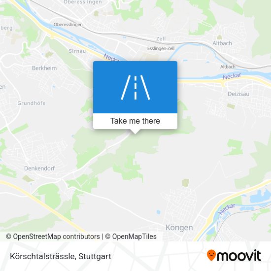 Карта Körschtalsträssle