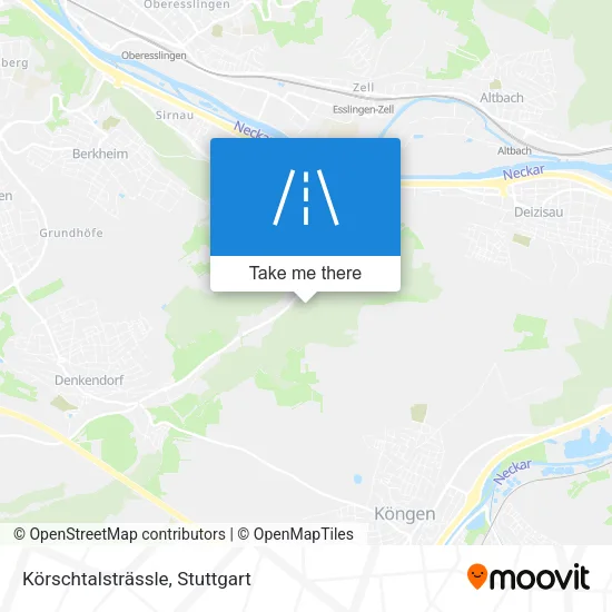 Карта Körschtalsträssle