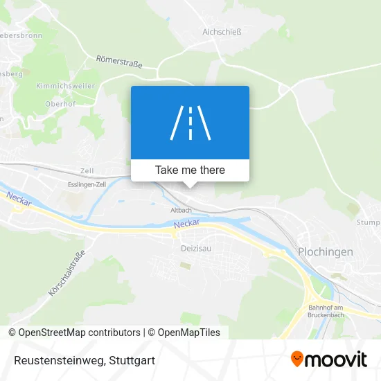Карта Reustensteinweg