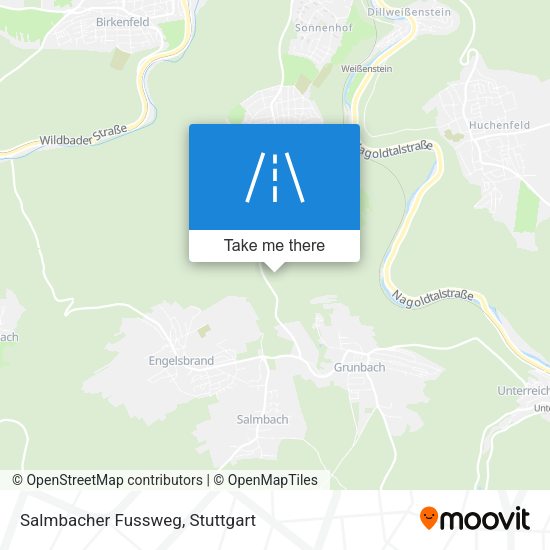 Salmbacher Fussweg map