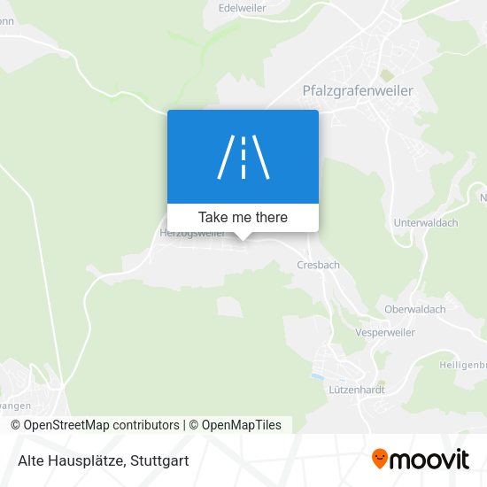 Alte Hausplätze map