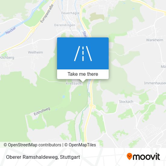 Oberer Ramshaldeweg map