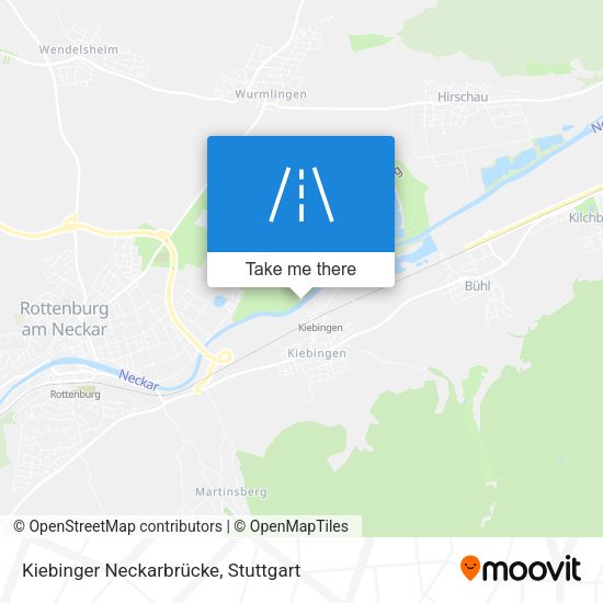 Карта Kiebinger Neckarbrücke