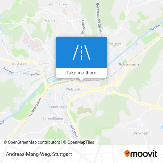 Карта Andreas-Mang-Weg