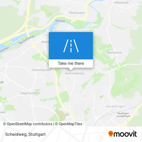 Карта Scheidweg