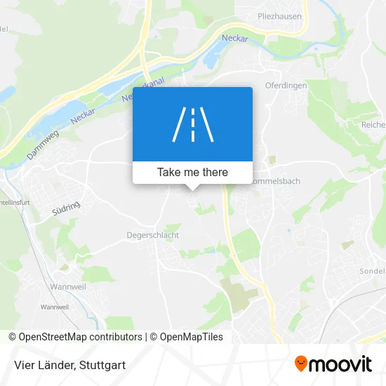 Карта Vier Länder