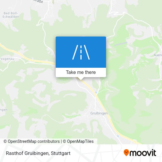 Карта Rasthof Gruibingen