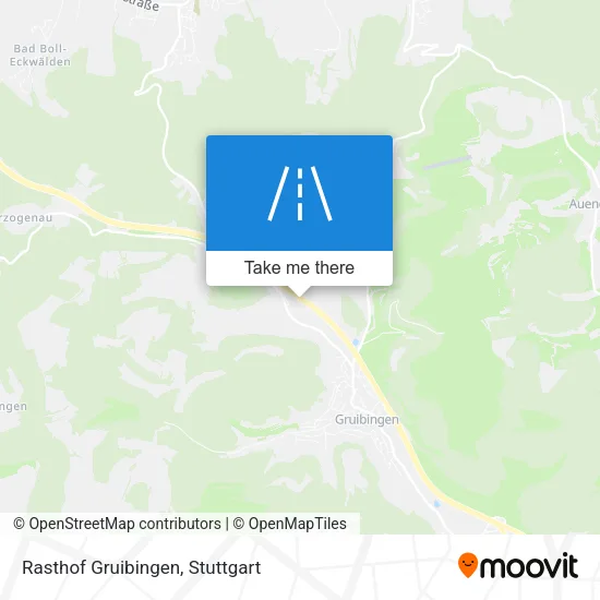 Карта Rasthof Gruibingen