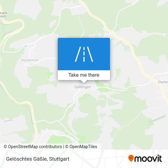 Gelöschtes Gäßle map
