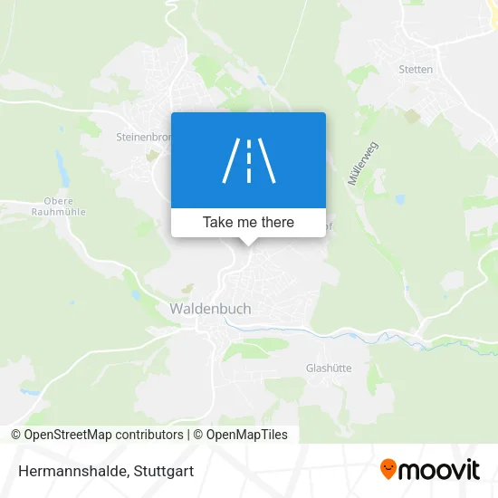 Карта Hermannshalde