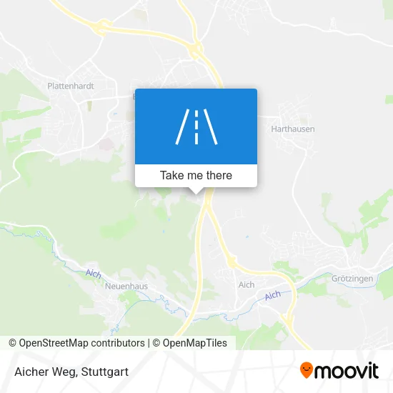 Карта Aicher Weg