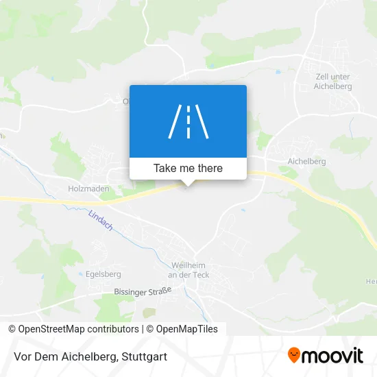 Карта Vor Dem Aichelberg