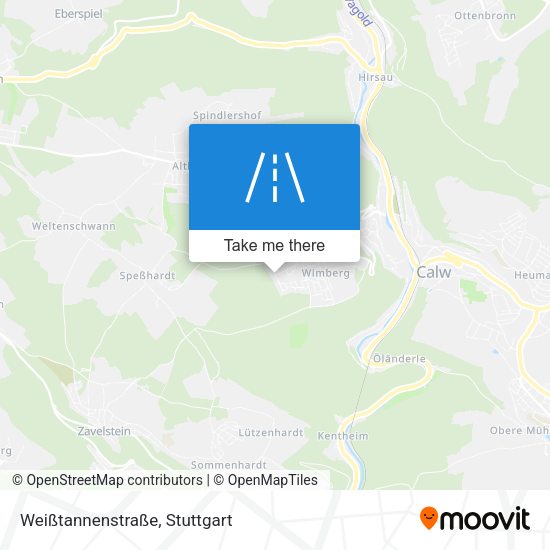 Weißtannenstraße map