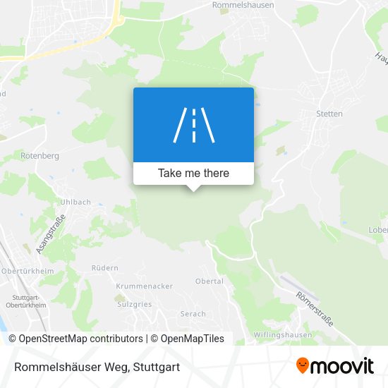 Rommelshäuser Weg map