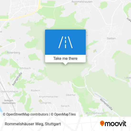 Карта Rommelshäuser Weg