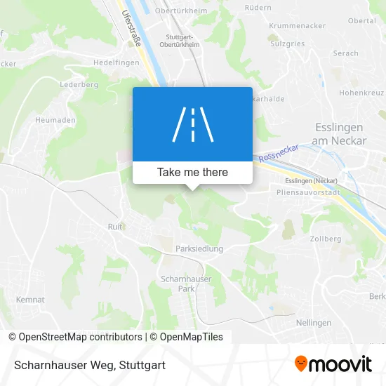 Карта Scharnhauser Weg