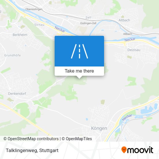 Карта Talklingenweg