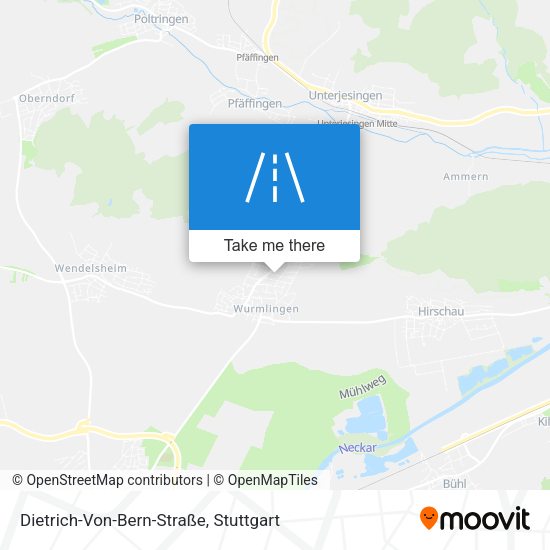 Dietrich-Von-Bern-Straße map