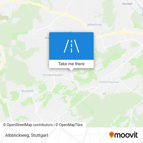 Карта Albblickweg