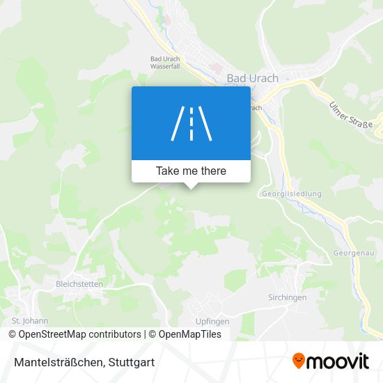Mantelsträßchen map