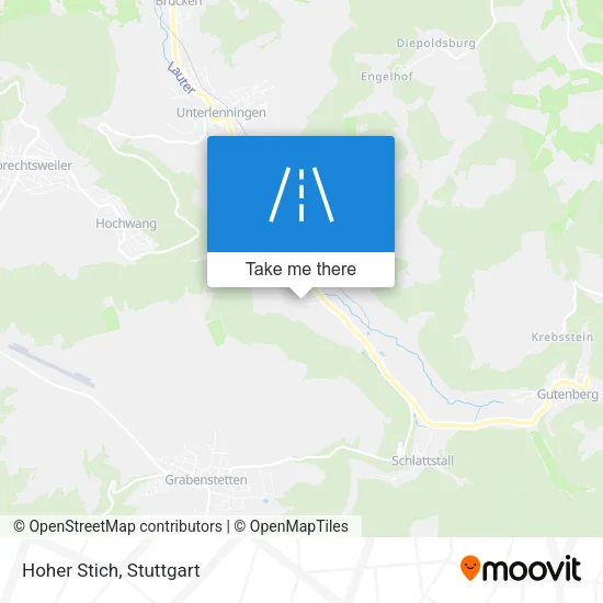 Карта Hoher Stich