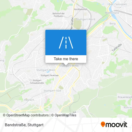 Карта Bandstraße