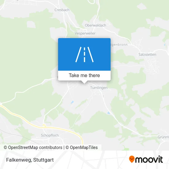 Карта Falkenweg