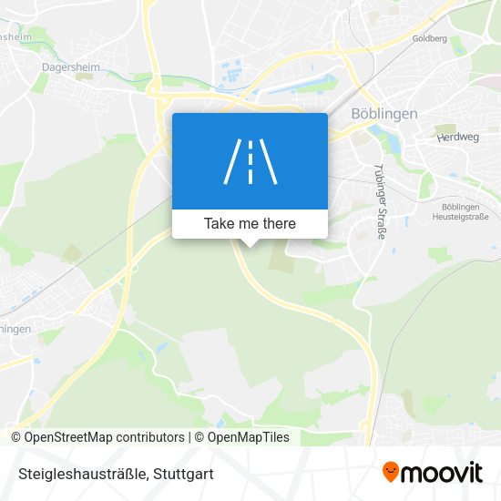 Steigleshausträßle map
