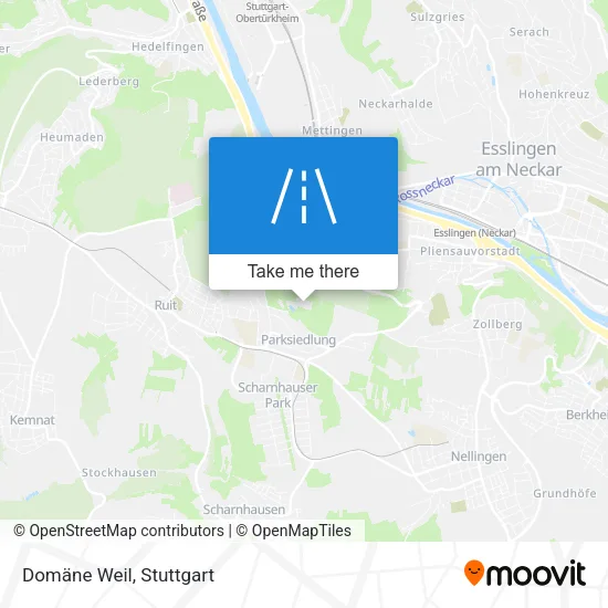 Карта Domäne Weil