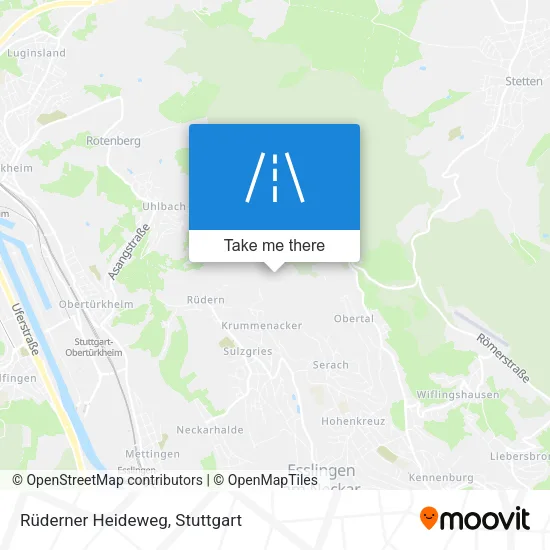 Карта Rüderner Heideweg