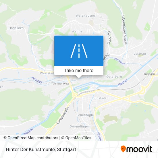 Карта Hinter Der Kunstmühle