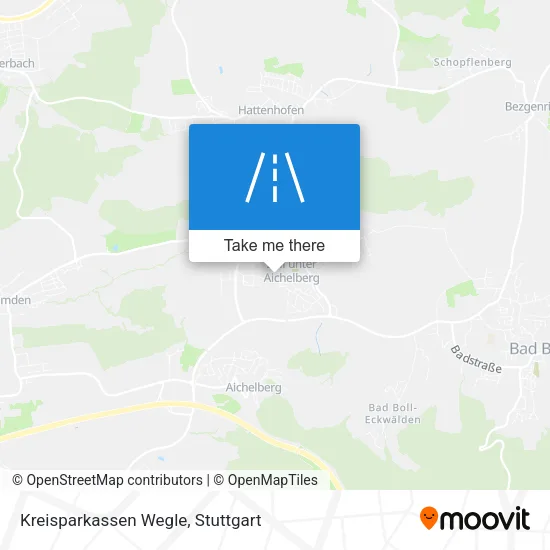 Kreisparkassen Wegle map