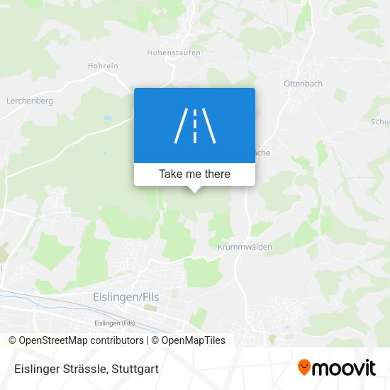 Eislinger Strässle map