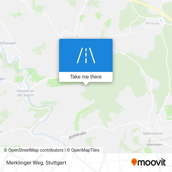Карта Merklinger Weg