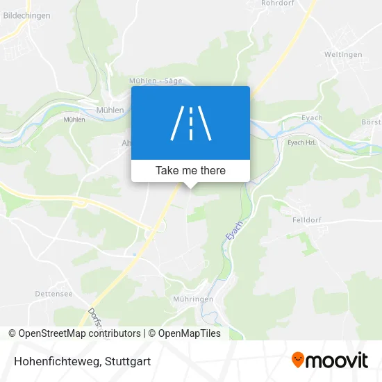Карта Hohenfichteweg