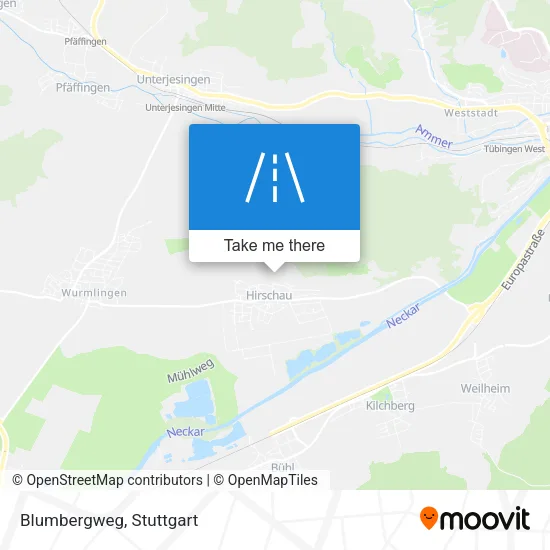 Карта Blumbergweg