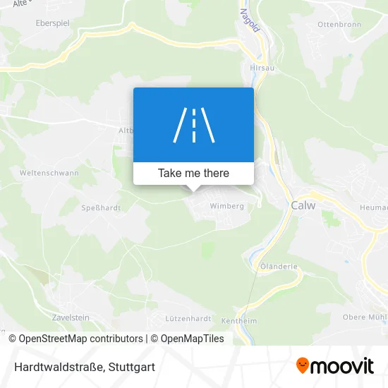 Карта Hardtwaldstraße