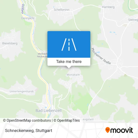 Карта Schneckenweg