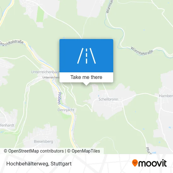 Карта Hochbehälterweg