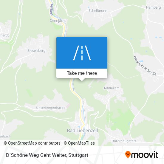 D´Schöne Weg Geht Weiter map